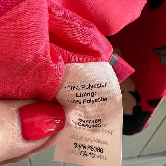 J. Crew Floral Short Sleeve Dress Size 00 - Picture 6 of 6